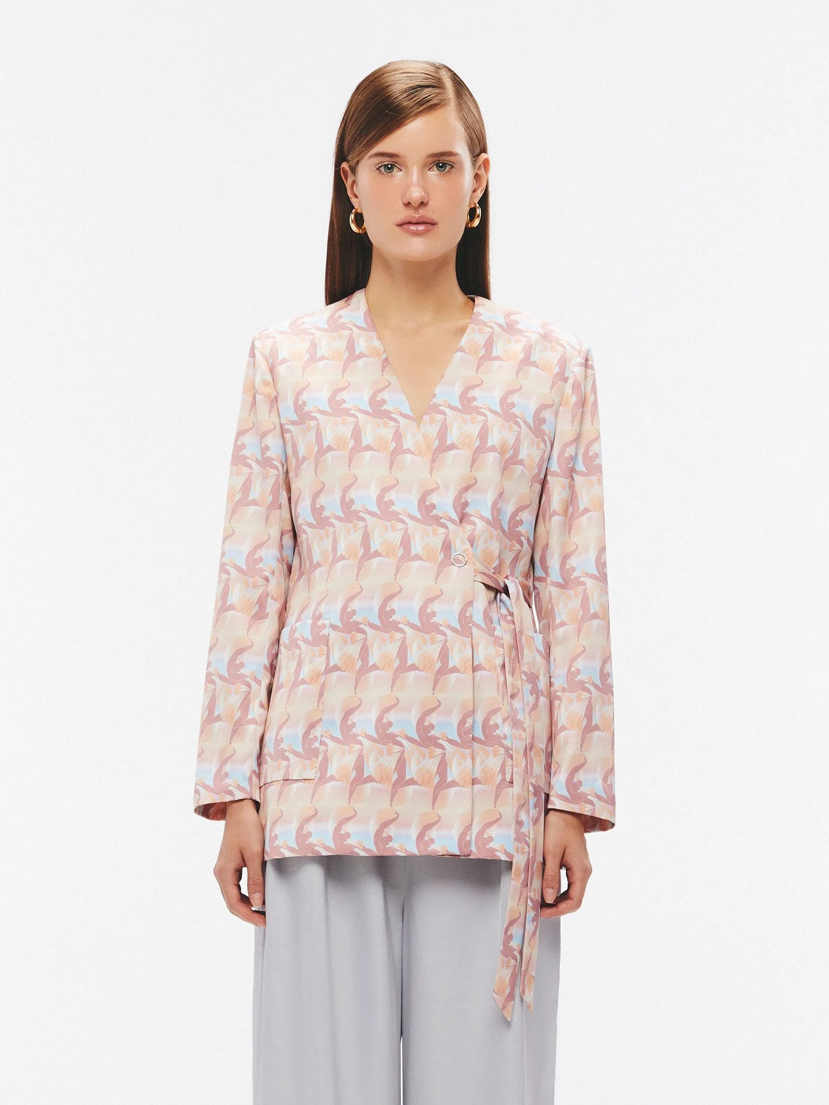 SHAKA Woman Blouse Hera Blazer Brown Size - S