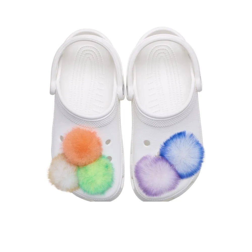 CROCS Jibbitz Shoes Charm Long Hair Puff 5-Pack Multi color - CR024AC847EKTH