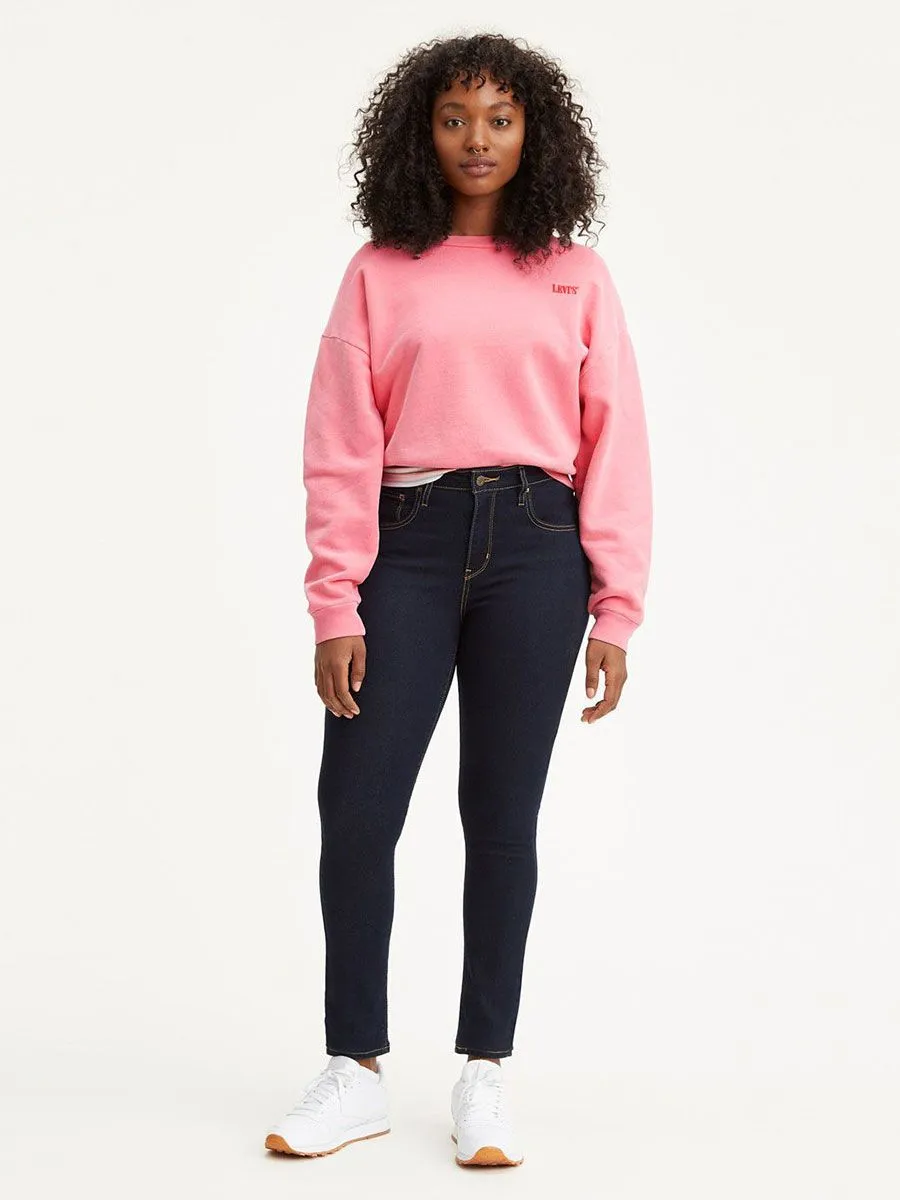 LEVI'S Women's 721 High Rise Skinny Jeans Cast Shadows