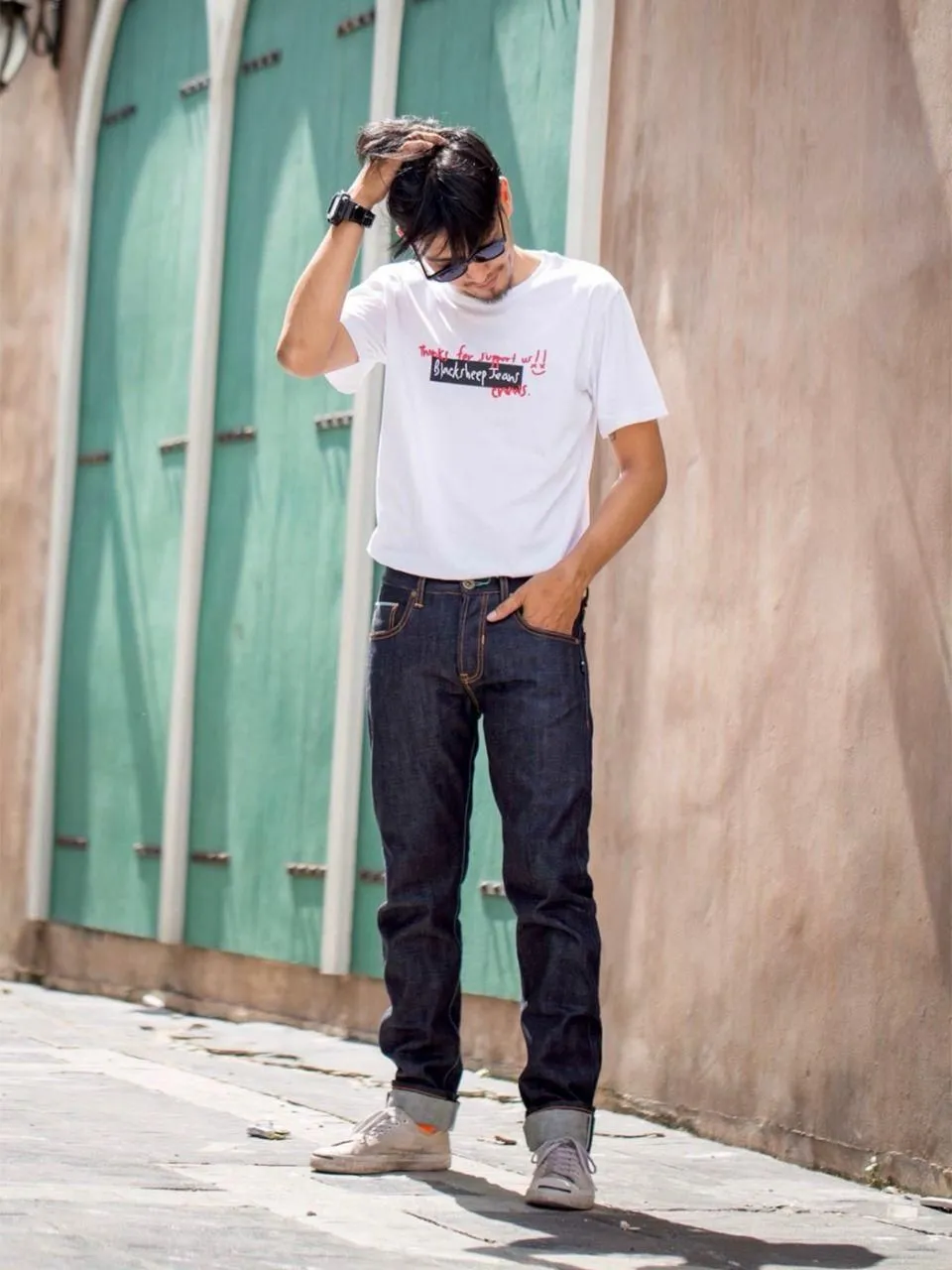 BLACK SHEEP JEANS Navy Blue Blacksheep Jeans : BSMSF-170401