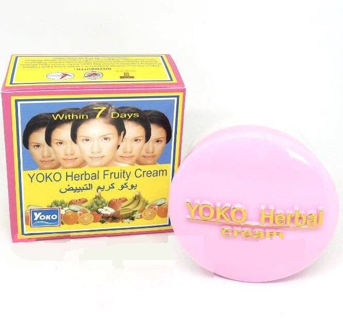 Отбеливающий крем с фруктовыми кислотами "Эффект за 7 дней" Yoko 4 гр