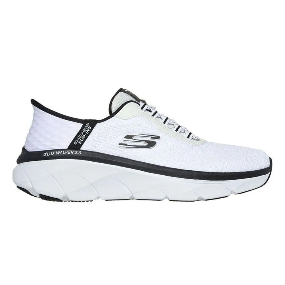 SKECHERS Slip-ins® Relaxed Fit®: D'Lux Walker 2.0 - Rezinate Men Casual Shoes White - SK108SH251EATH