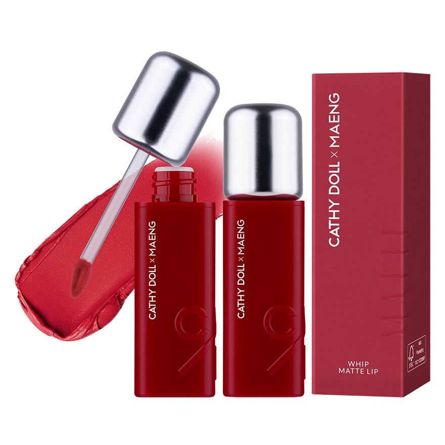 Cathy Doll x Maeng Whip Matte Lip 01 - 04 Azuki