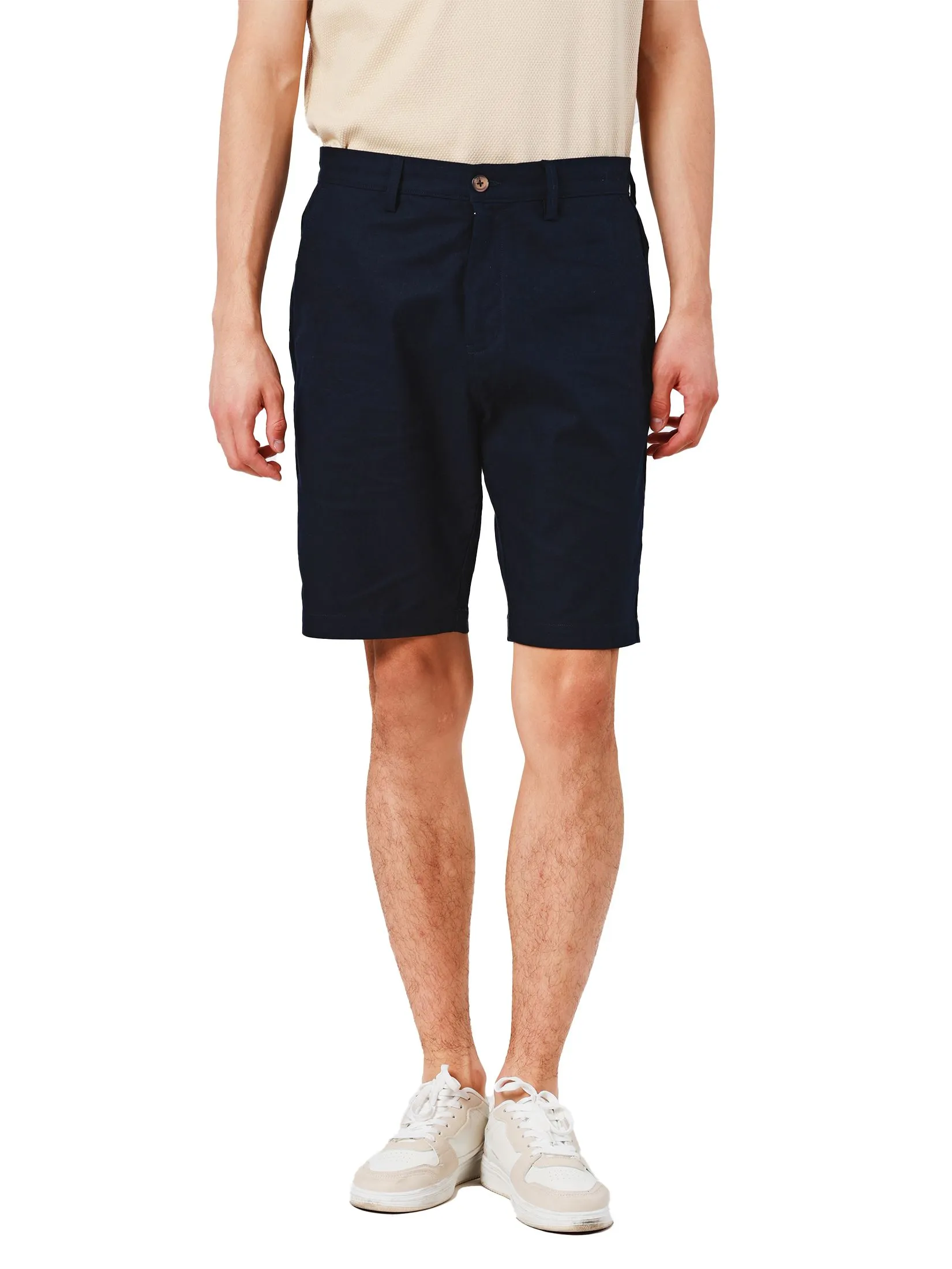JOHN HENRY Men's Shorts (Slim Fit) Rejuvenate Vacation Navy Size - 34 US