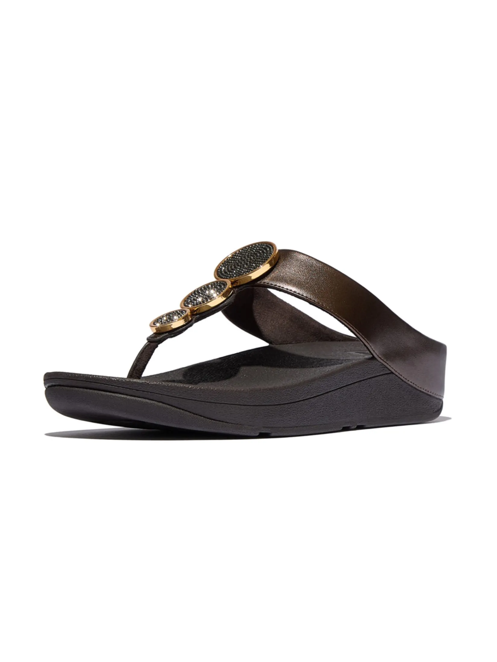 FitFlop™ WOMEN'S HALO BEAD-CIRCLE METALLIC BROWN