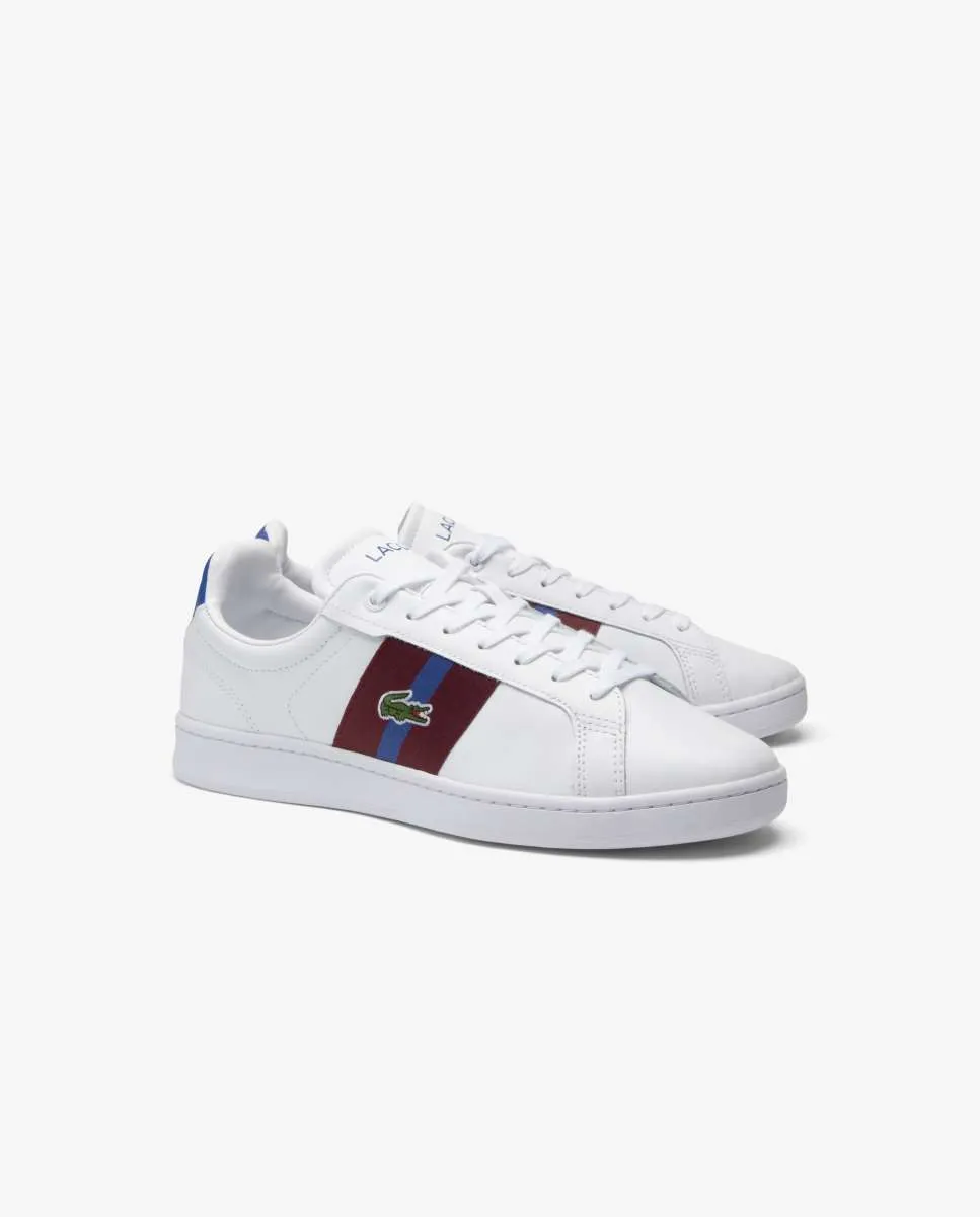 LACOSTE Men’s Carnaby Pro Cgr Bar Leather Trainers White