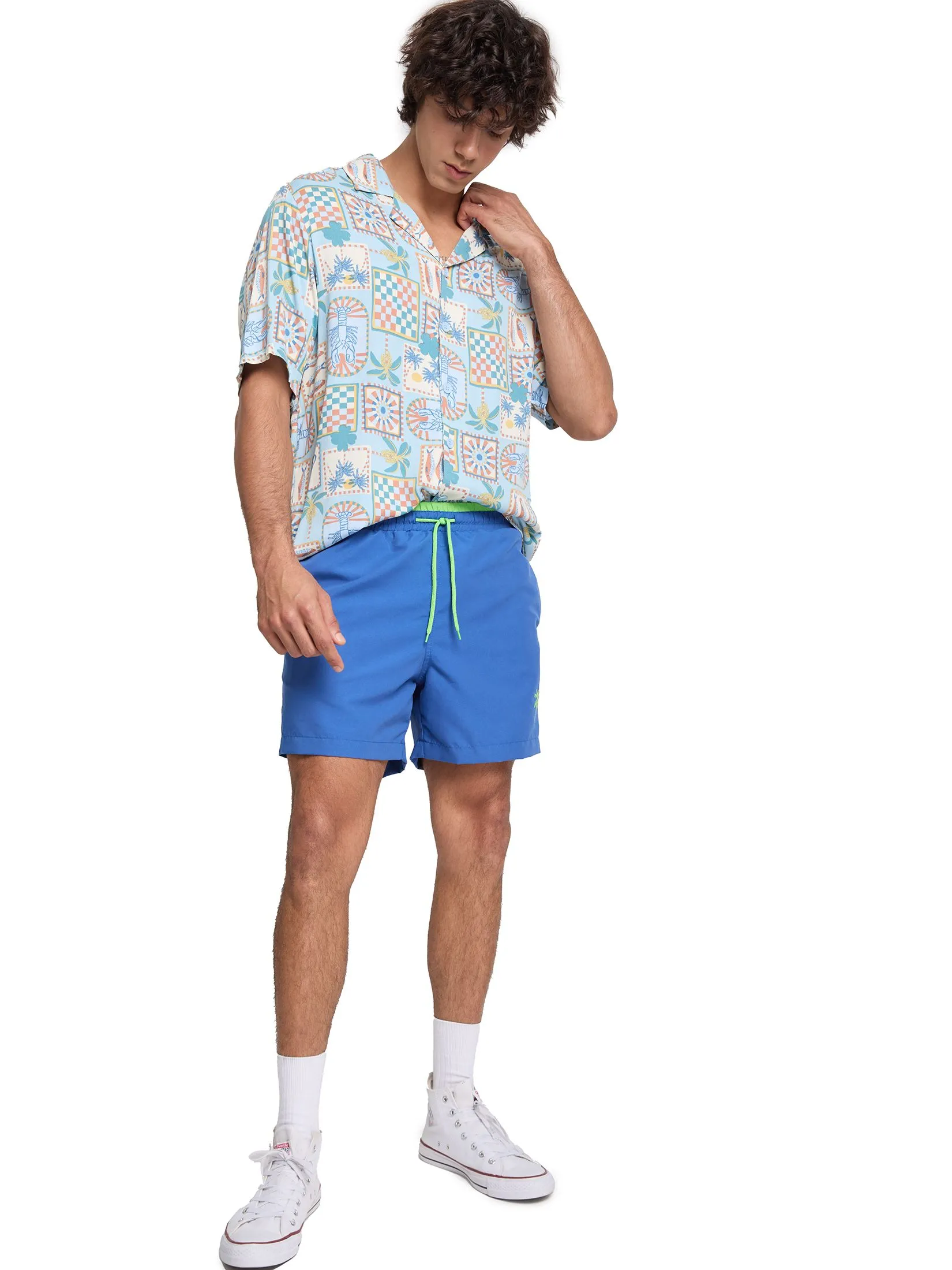 DEFRY 01 Men Shorts Adjustable Strap Back Pocket