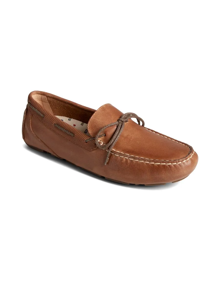 SPERRY MEN DAVENPORT 1-EYE DEBOSS BROWN