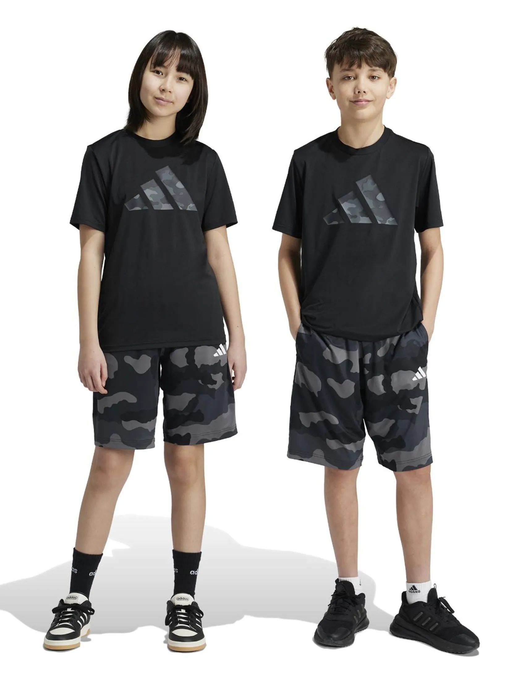 ADIDAS KIDS Unisex Kids Shorts Train Essentials Seasonal Print Black