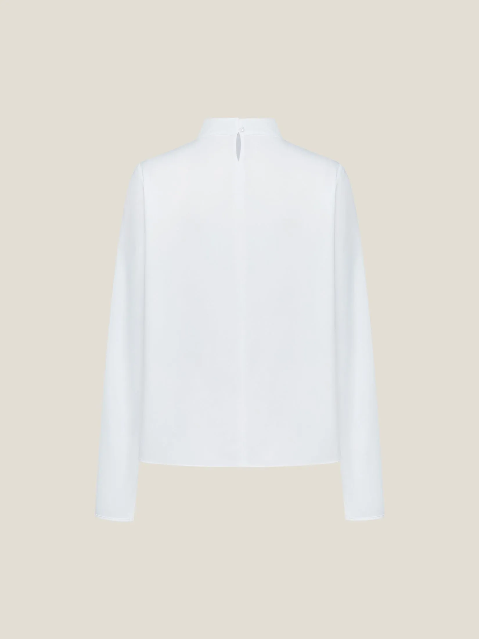 G2000 Women Clothing Pleated Blouse With Tie Loose Fit - Off-White