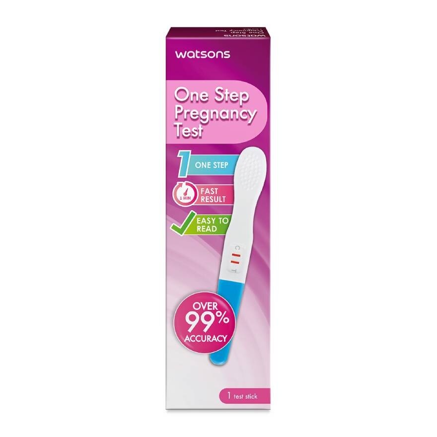 Watsons One Step Pregnancy Test Stick2 1s.