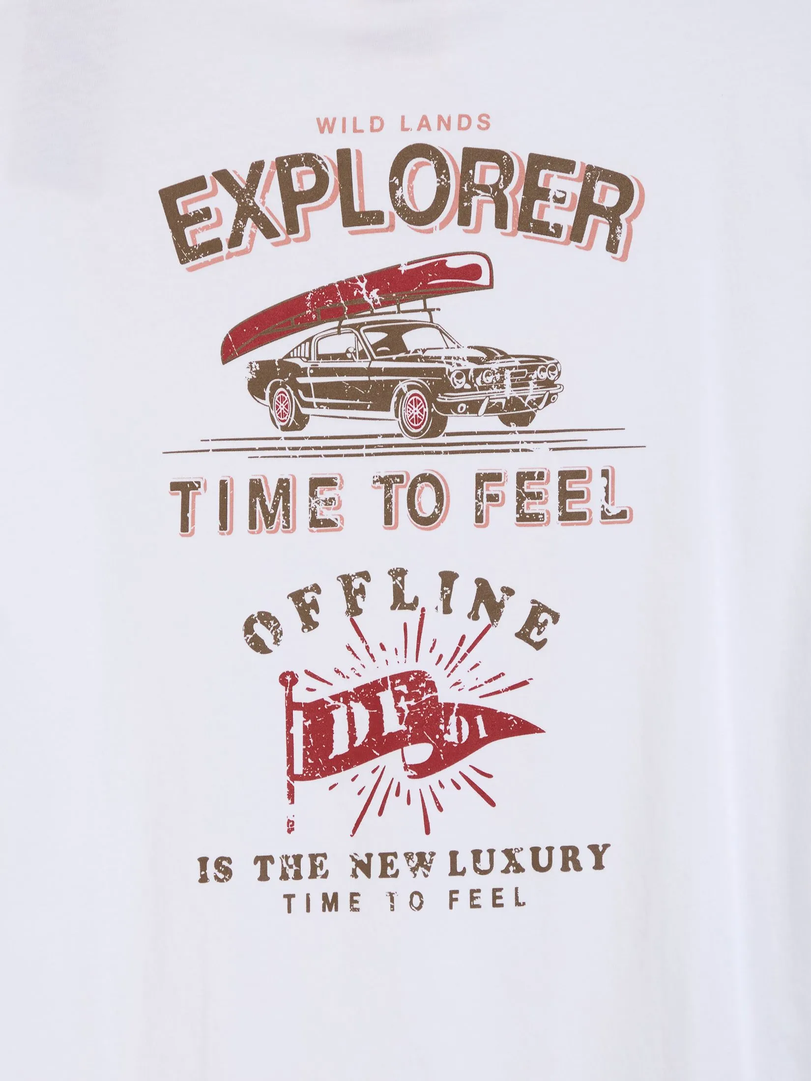 DEFRY 01 Men T-Shirt Short Sleeves Printed White