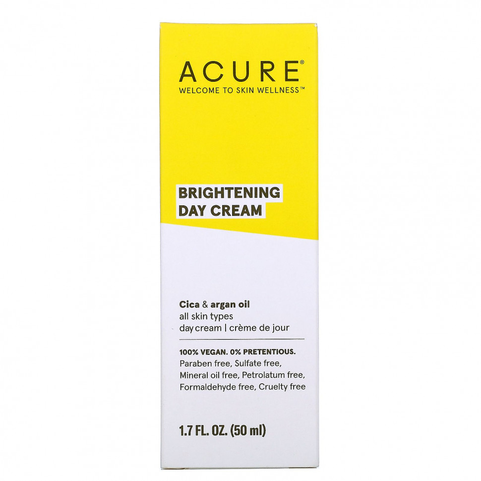 Acure, осветляющий дневной крем, 50 мл (1,7 жидк. унции)