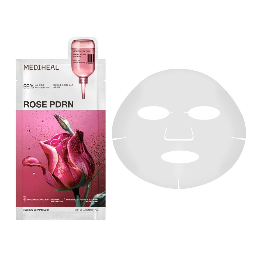 Mediheal Essential Mask Rose PDRN Healthy Glow 1'S