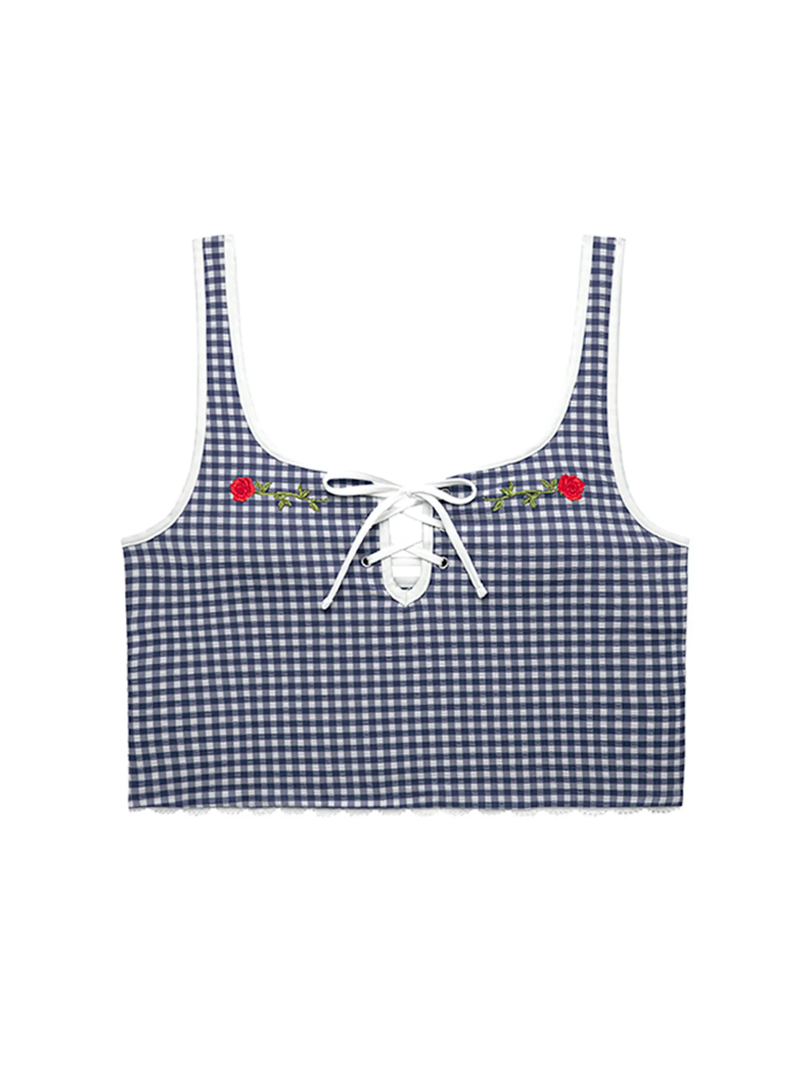 SABINA Sabina x Aprilpoolday Camille Swim Top - Dark Blue