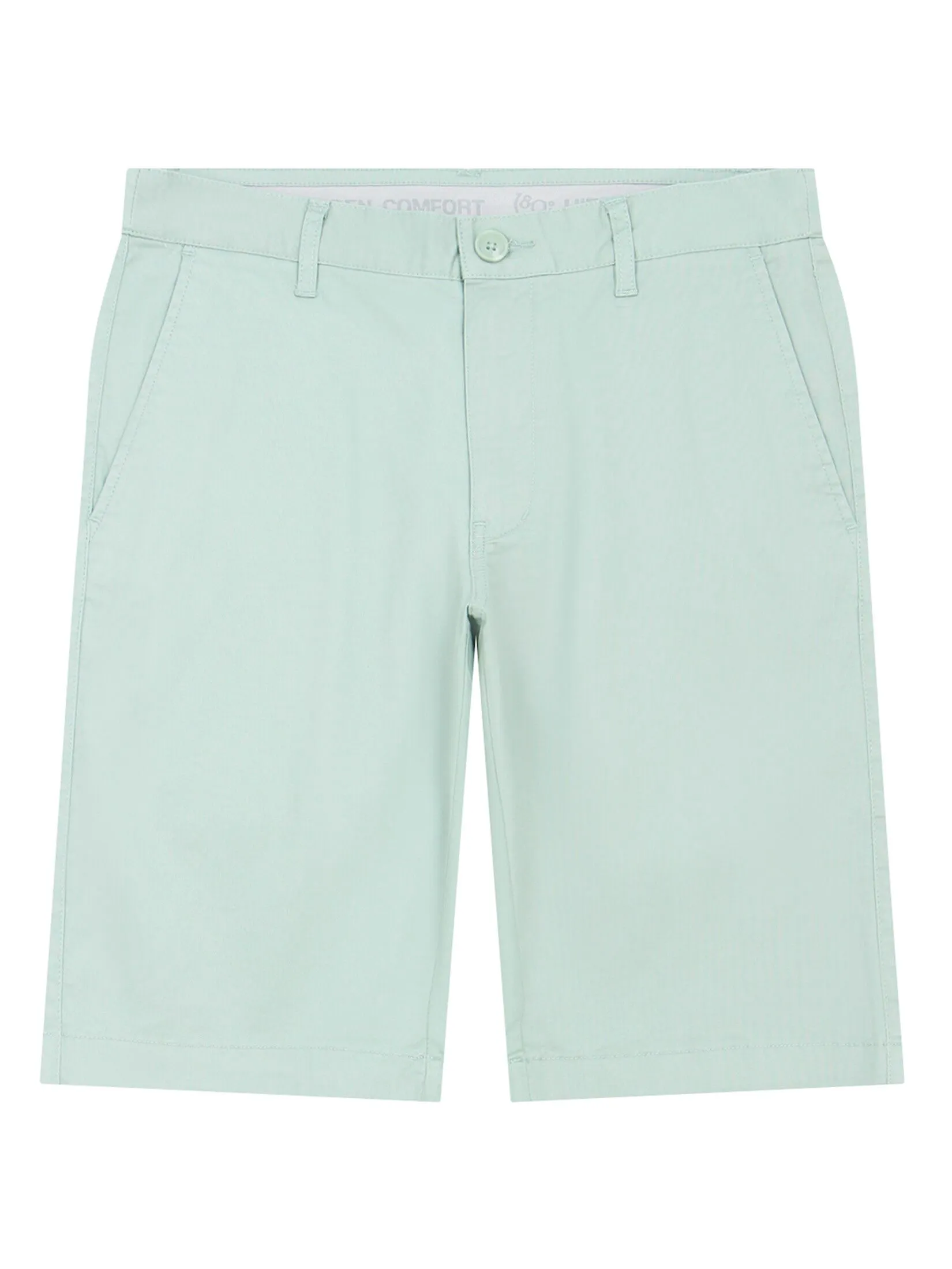 GIORDANO Men's Cotton Hidden Comfort Bermuda Shorts Jedeite Green