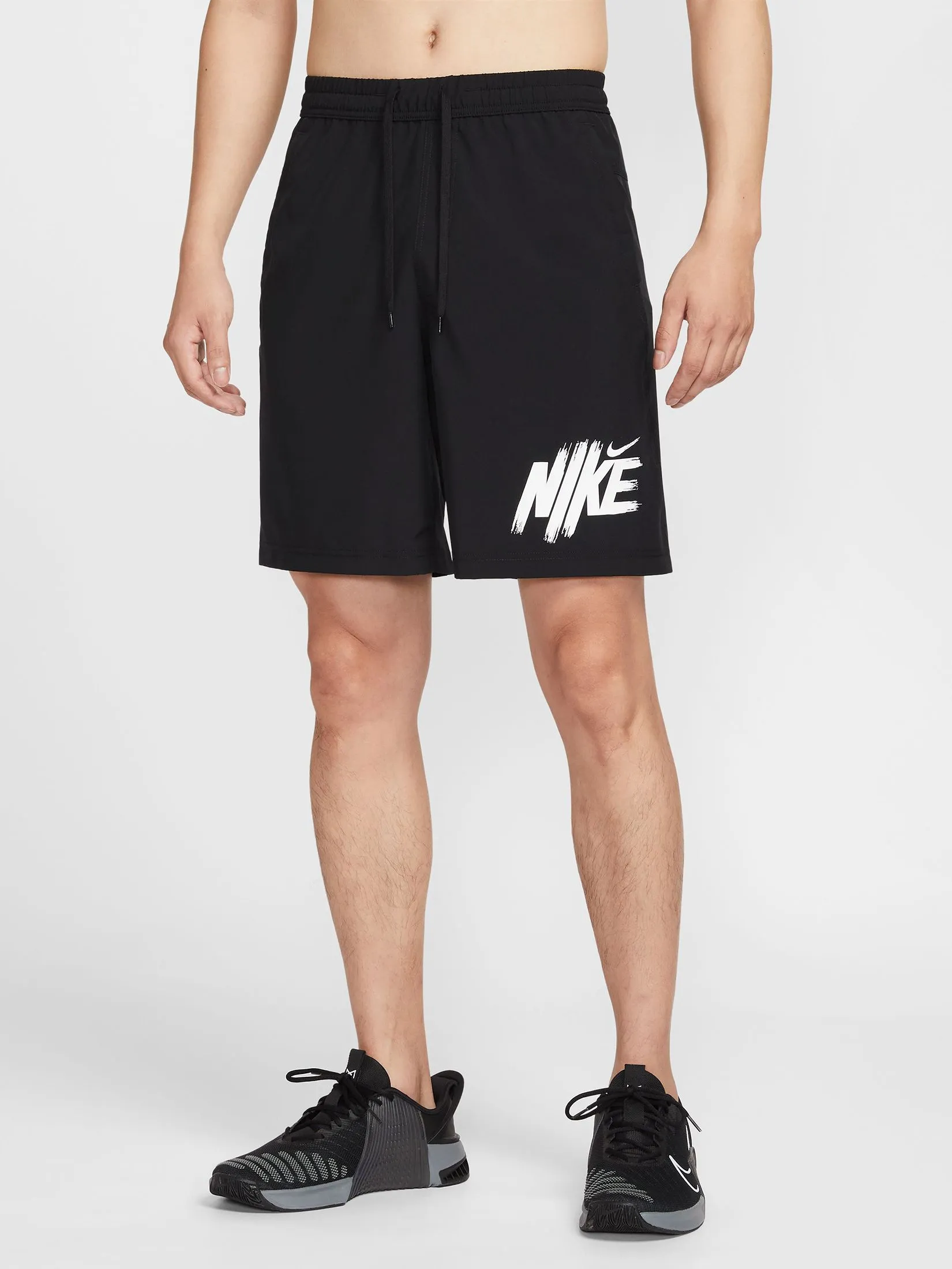NIKE Men Shorts Form Dri-Fit 9" HV0385-010 Black/White