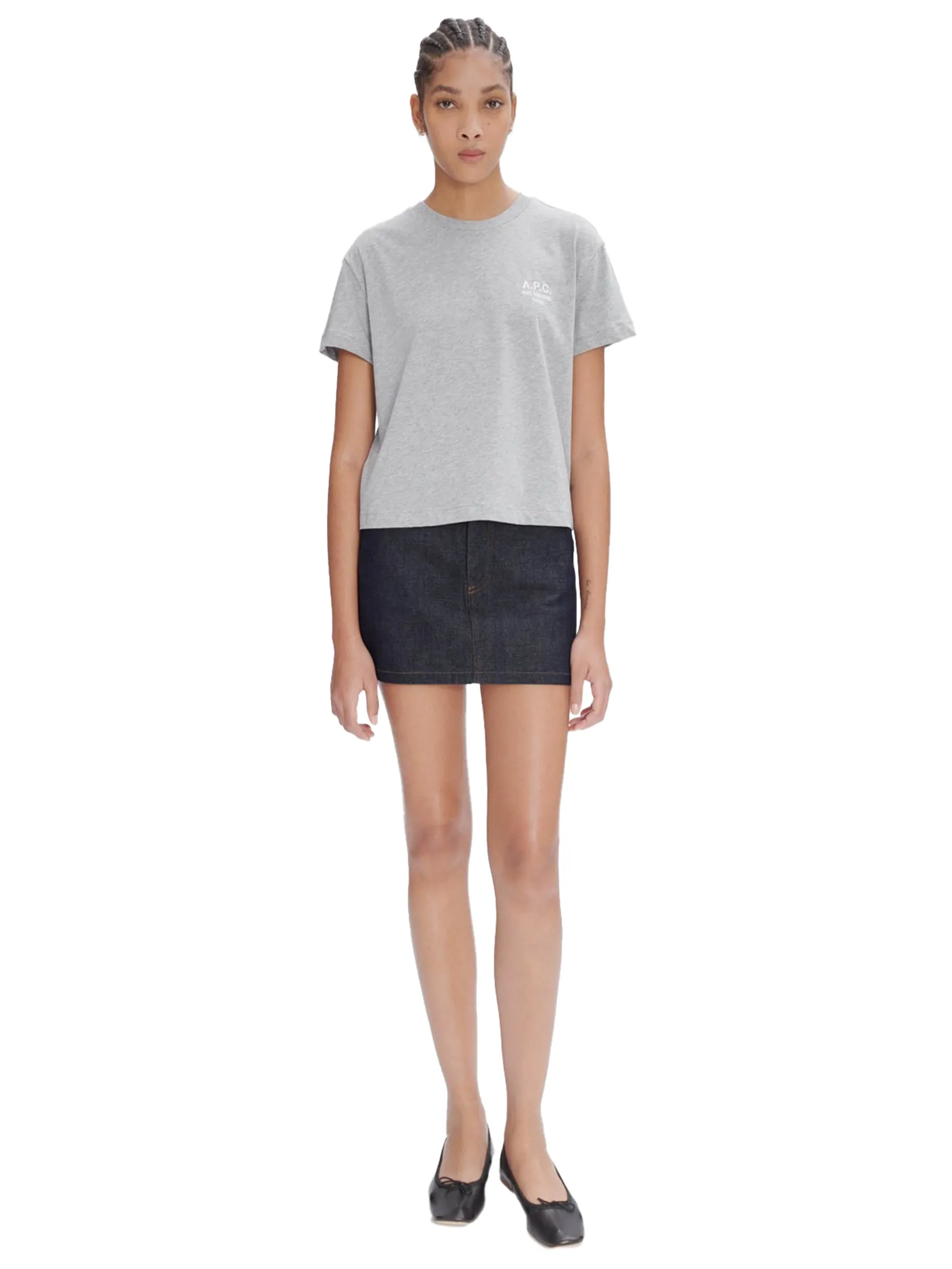 A.P.C. Women Skirt Mini Midnight Blue