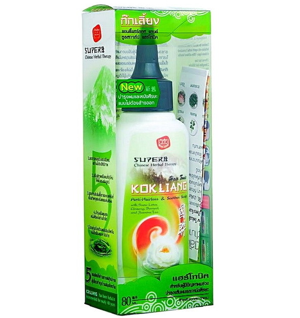 Тоник от выпадения волос и перхоти Kokliang 80 мл
