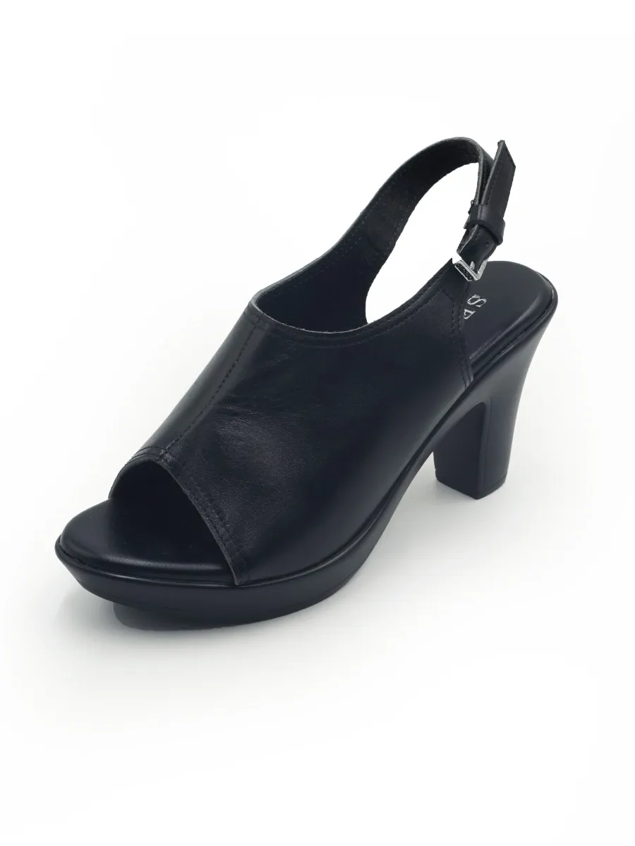 SENSO Women PU HEEL F87047 Black