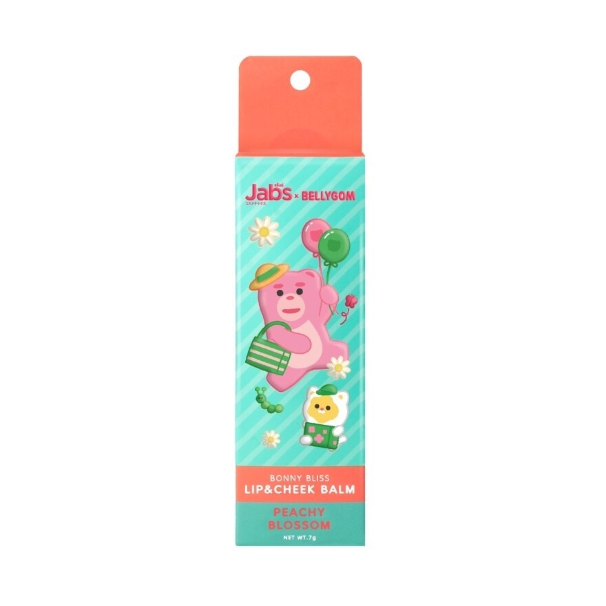 Jabs Bonny Bliss Lip  Cheek Balm Peachy Blossom 7 G.