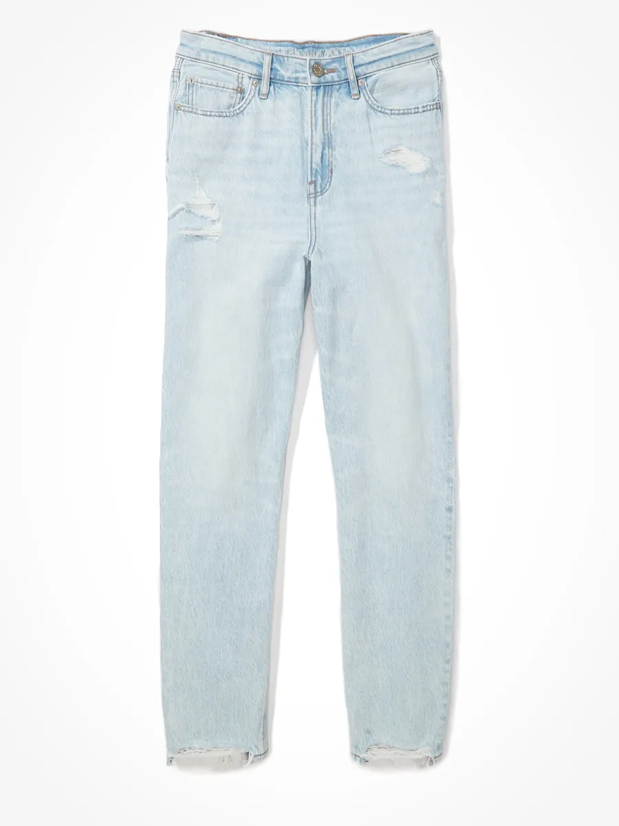 AMERICAN EAGLE HIGHEST RISE 90S BOYFRIEND 915 LIGHT WASH