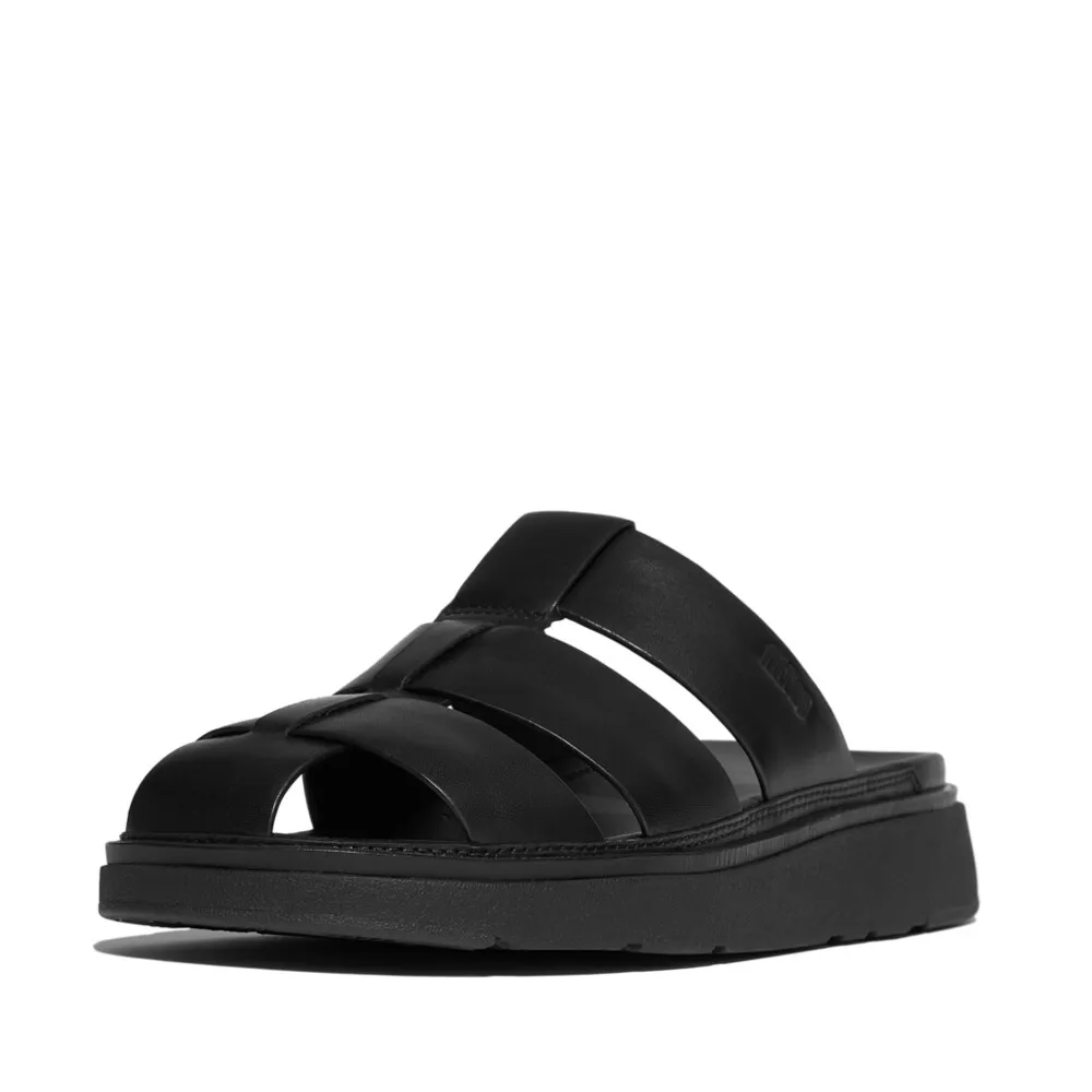 FitFlop™ MEN S GEN-FF LEATHER FISHMERMAN M BLACK