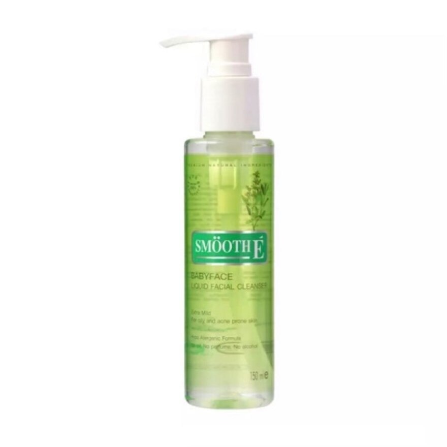 Smooth E Extra Mild Baby Face Facail Cleanser 150 Ml.