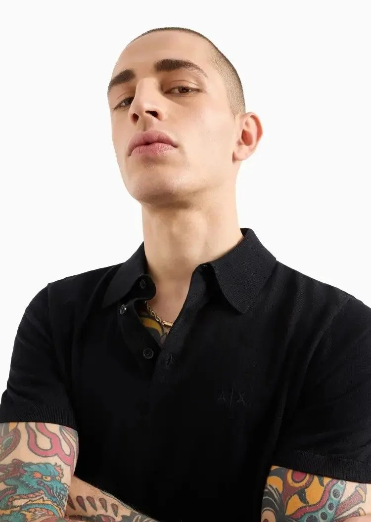 ARMANI EXCHANGE Polo Men 8NZF5D-ZM3JZ-1200 Black