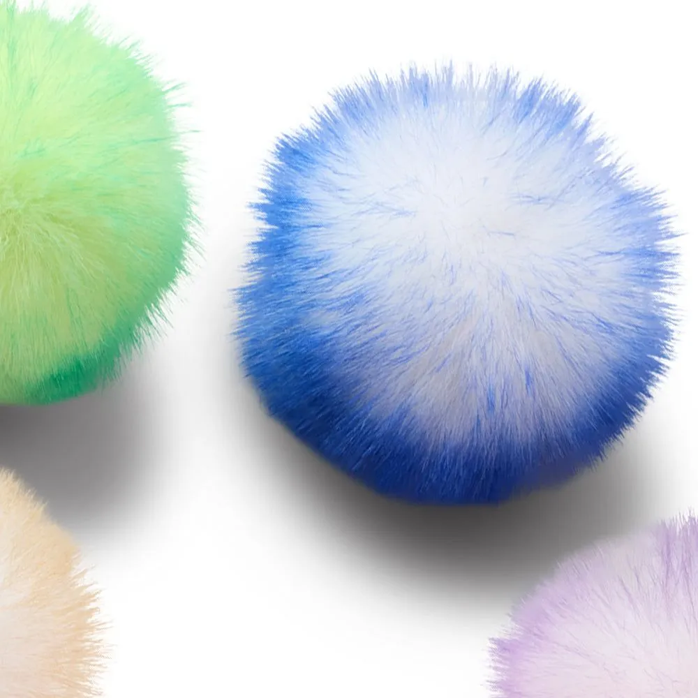 CROCS Jibbitz Shoes Charm Long Hair Puff 5-Pack Multi color - CR024AC847EKTH