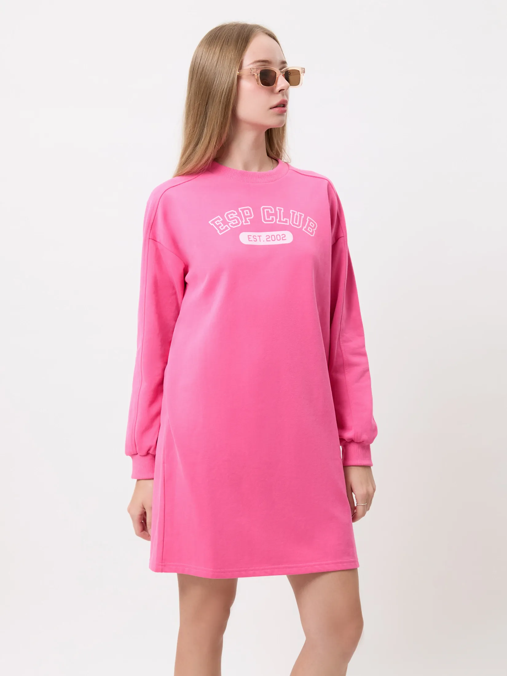 ESP Sweatshirt Dress Woman Pink