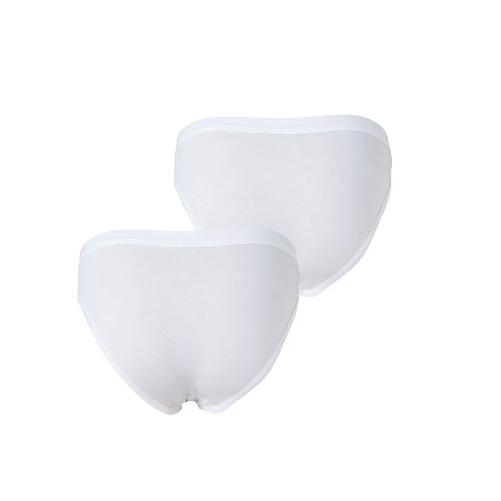 HUSH PUPPIES INNERWEAR White Hush Puppies Underwear Brief HU H2B001 Pack 2 pcs.