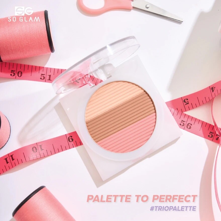 #So Glam To Perfect blush Palette 001