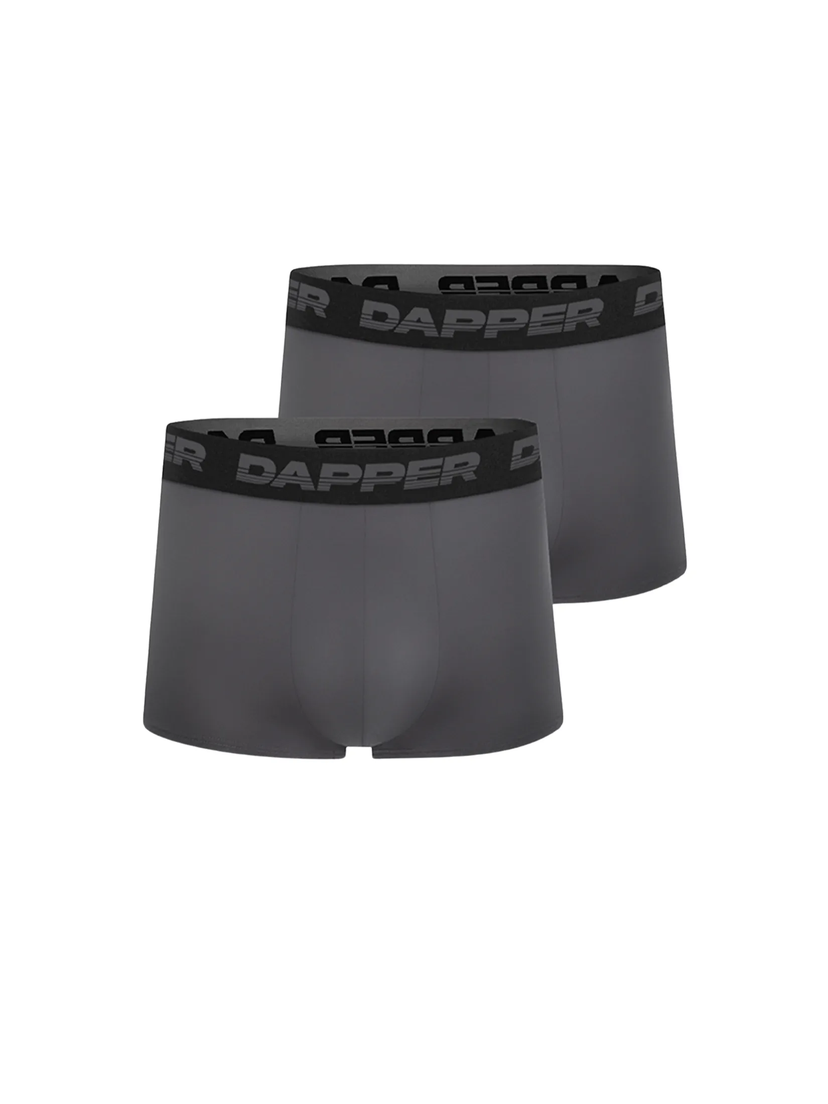 DAPPER DAPPER Ultraflex Trunks Grey (Pack 2 Pcs.)