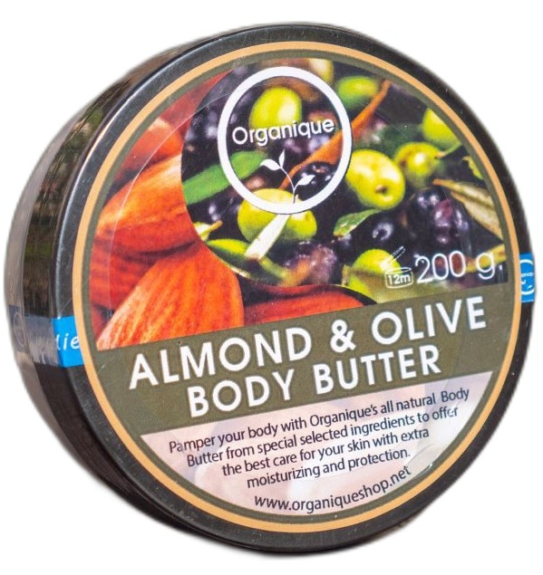 Баттер - крем с маслом миндаля и оливы Organique 200 гр