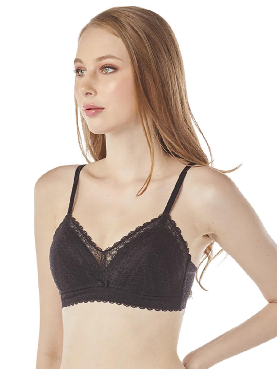 ELLE LINGERIE BRASSIERE PADDED BRA LB6735BL BLACK