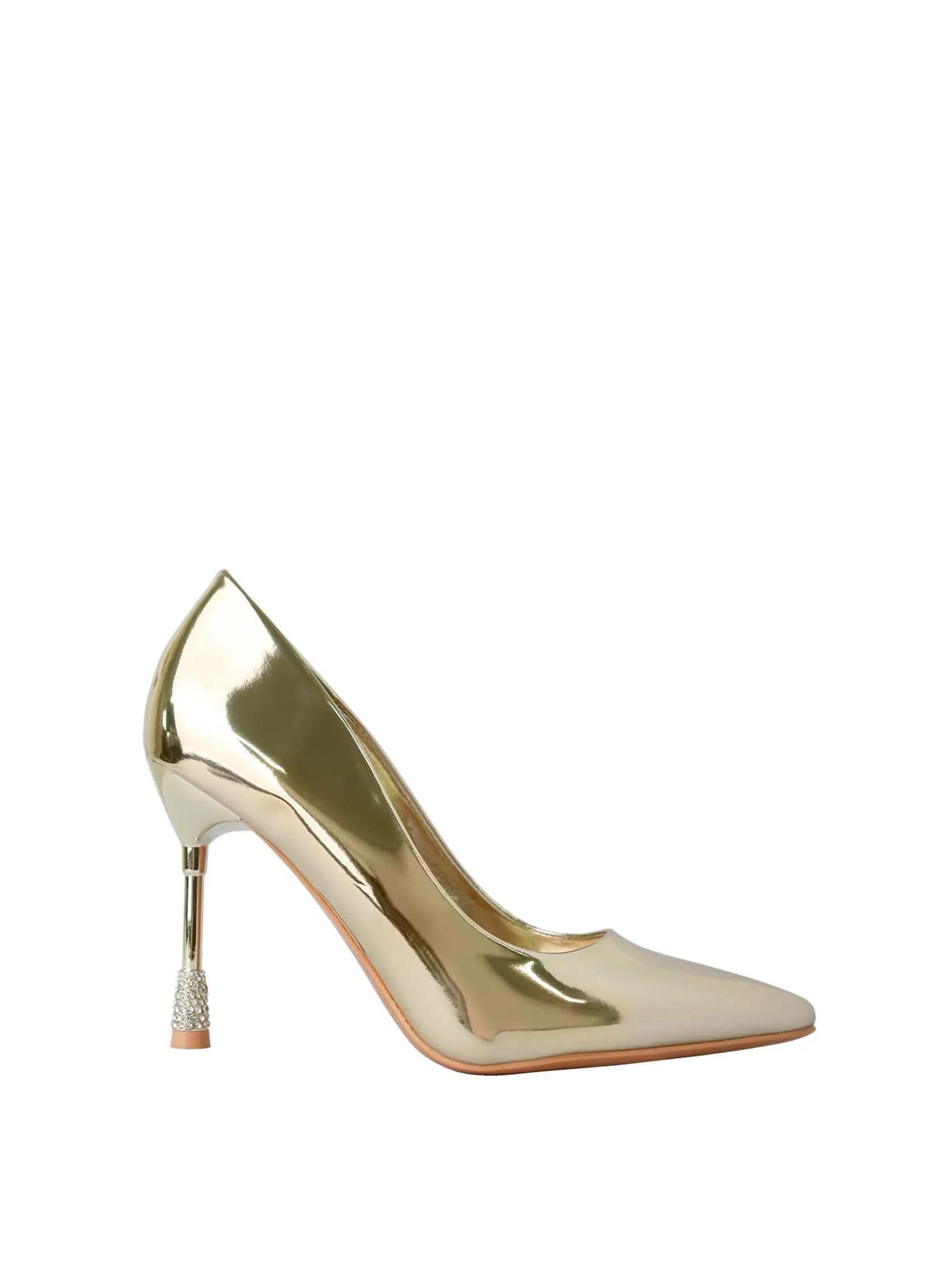 VILLAINS SF POSEY-JWL Women's Pumps GOLD PATENT