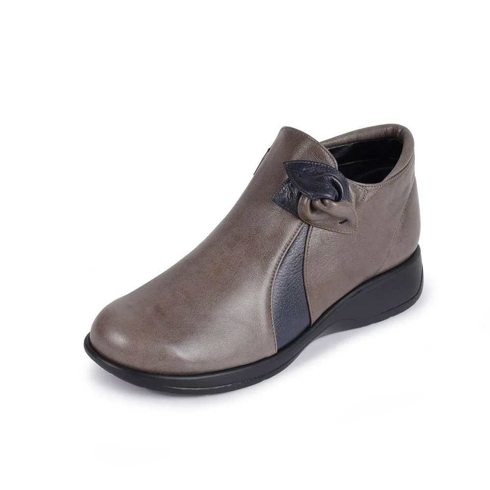 JOLI SNOB Gray Combination Winter Boots SR-LU1820