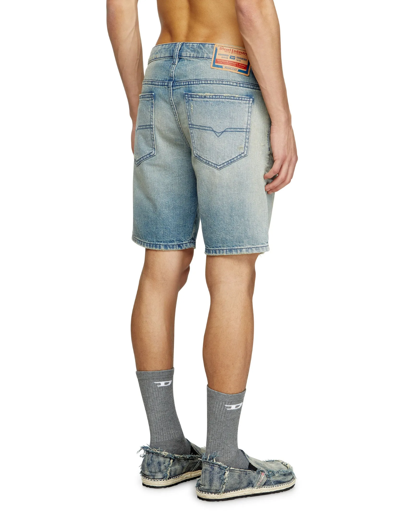 DIESEL Jeans Shorts Men D-FIN SHORTS Blue