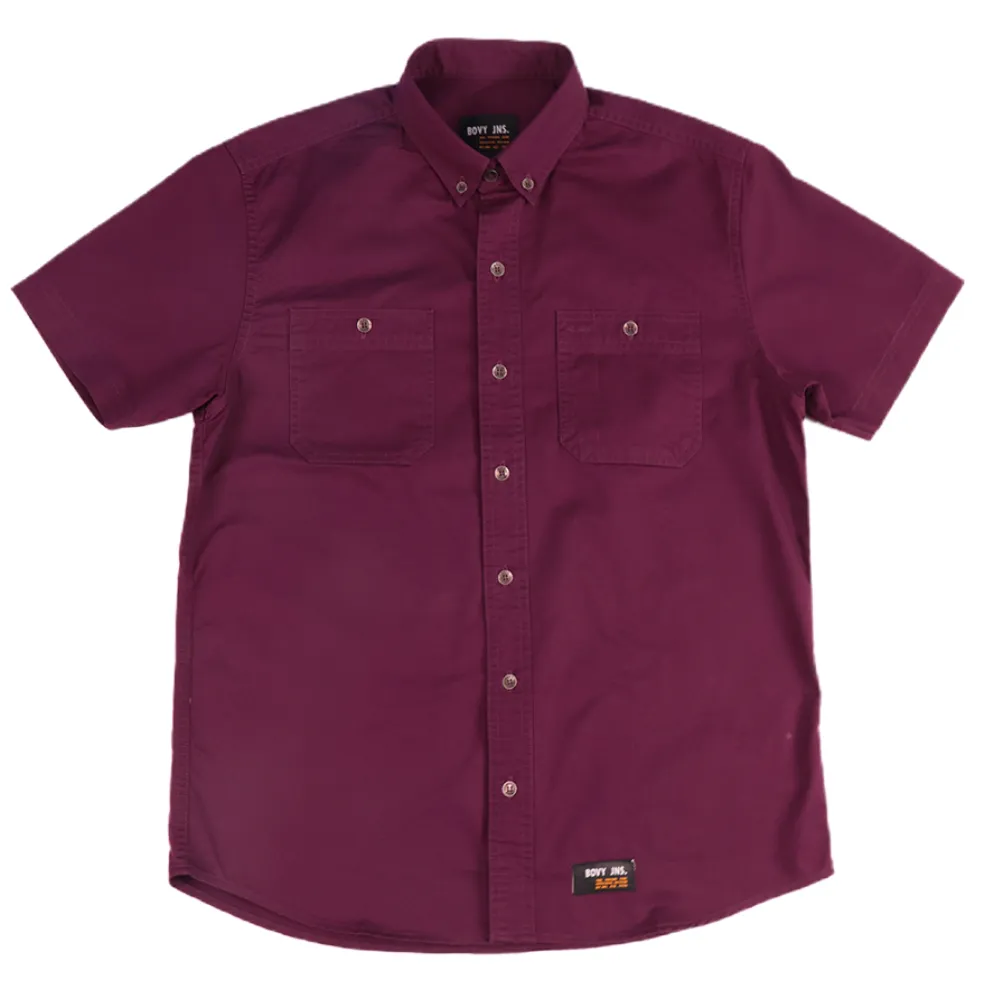 BOVY BAS3900 -  SHIRT CRIMSON BASIC SLIM