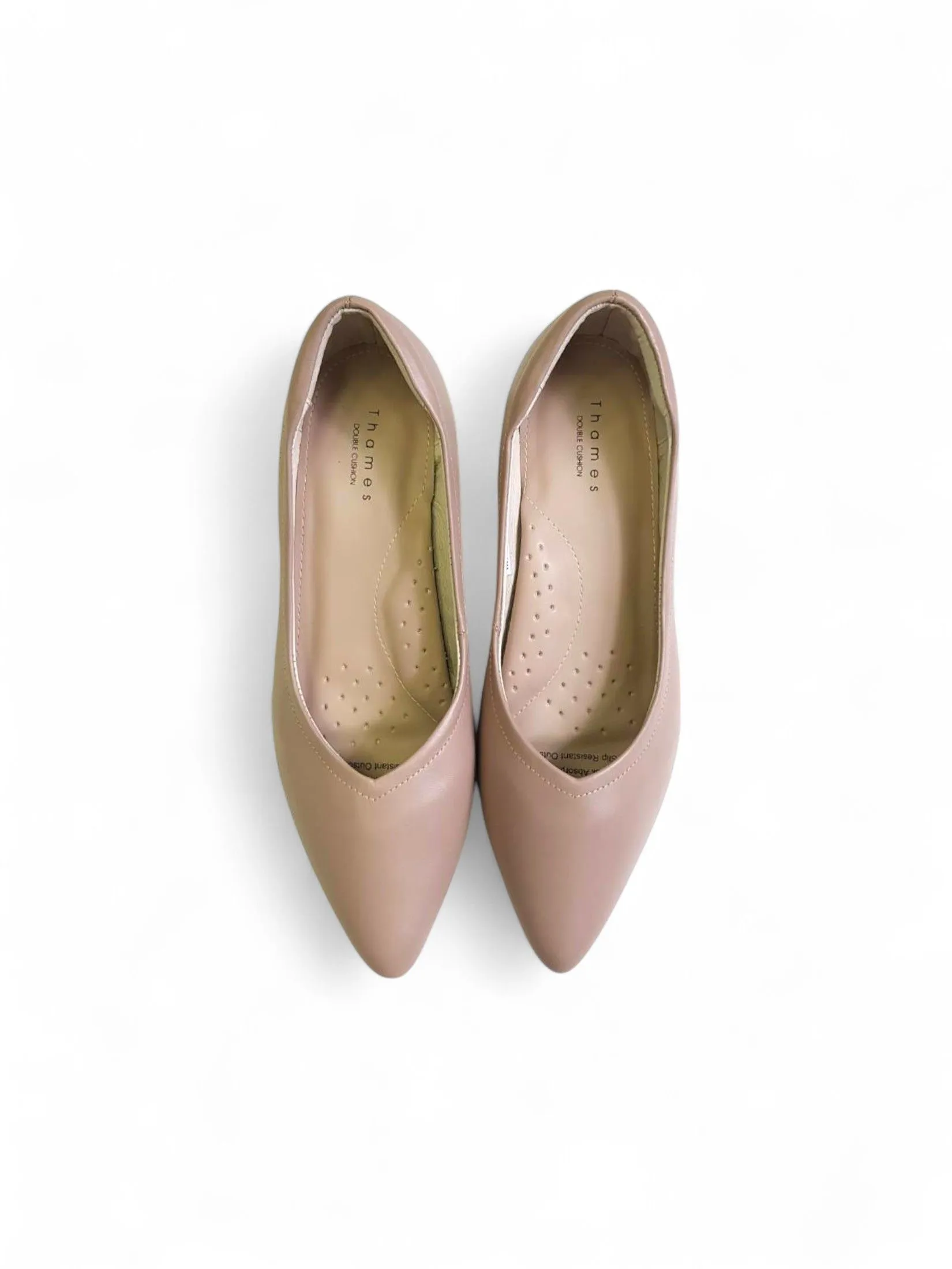 THAMES Women 2 Inch High Heel Shoes Pink