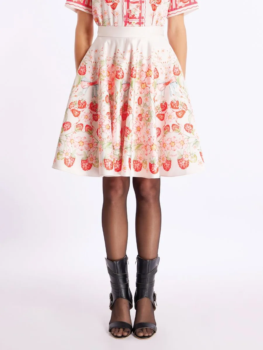 ICONIC WOMAN CREAM GARDNER SKIRT
