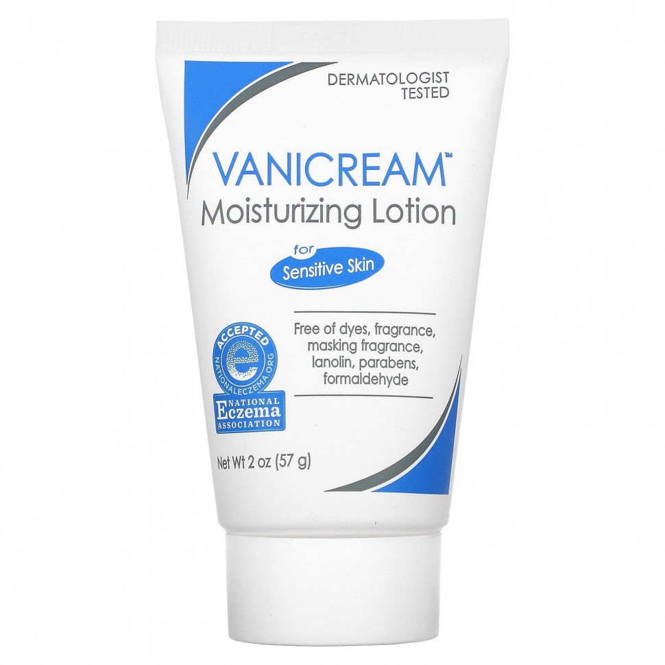 Vanicream, Увлажняющий лосьон для чувствительной кожи, без отдушек, 57 г (2 унции) - VNC-31002-454 г