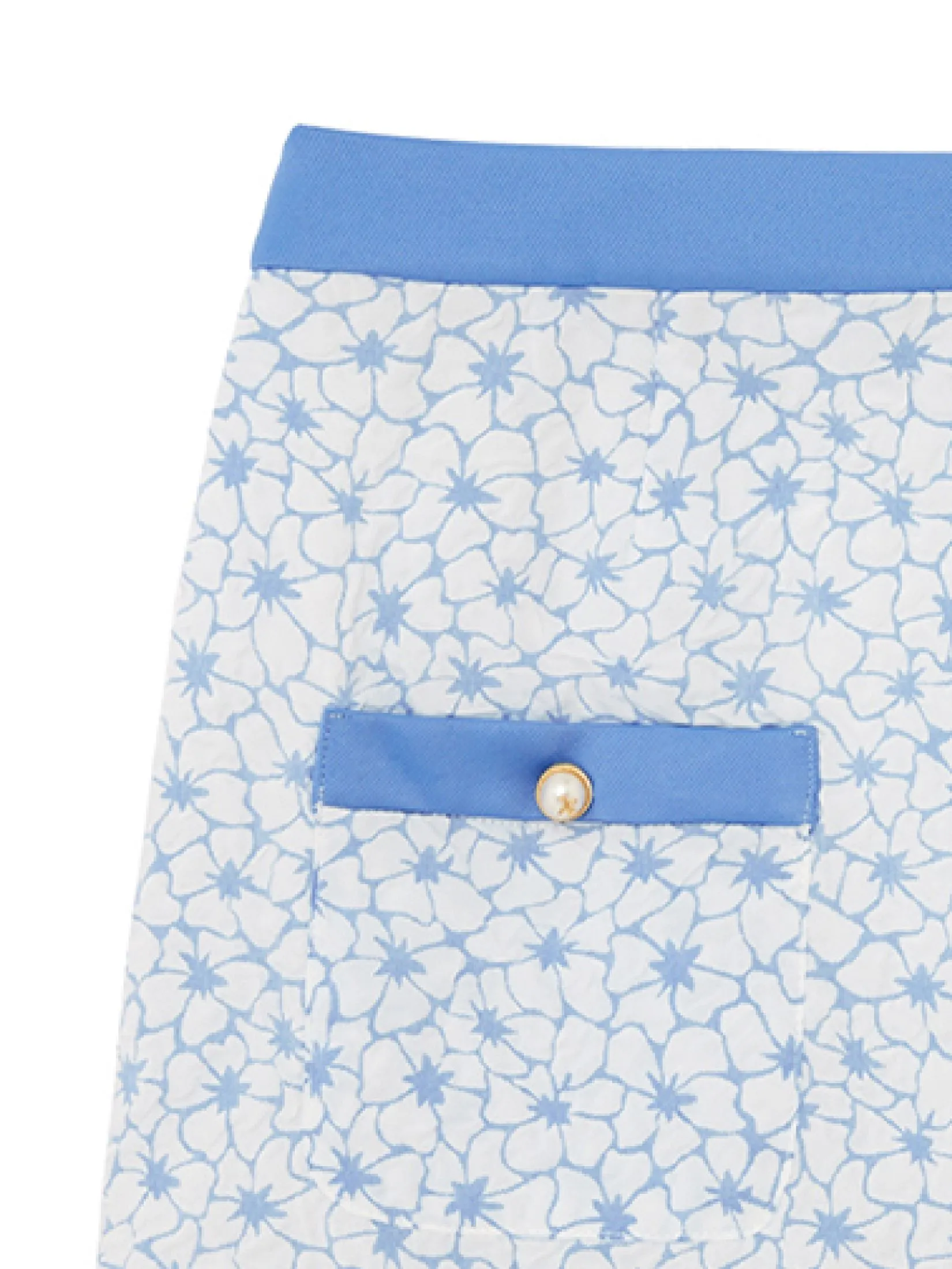 KLOSET (SS23) Women Millingtonia Mini Skirt Blue
