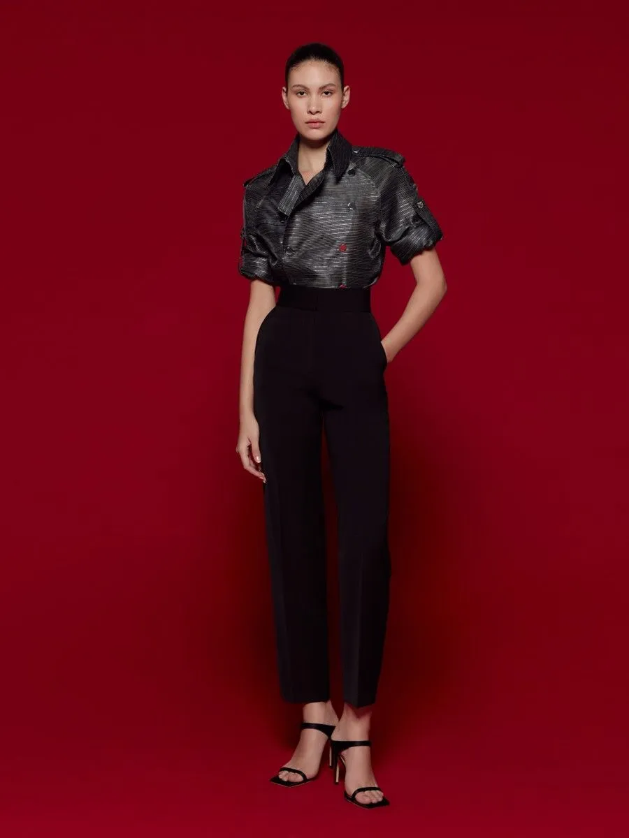 ASAVA (SS24) Maria Women Ankle Pants Black