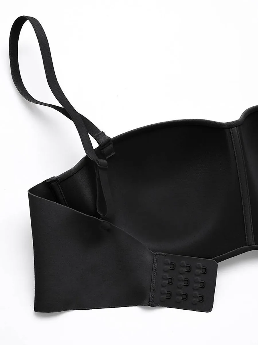 SABINA Pretty Perfect Seamless Wireless Strapless Bra - Black