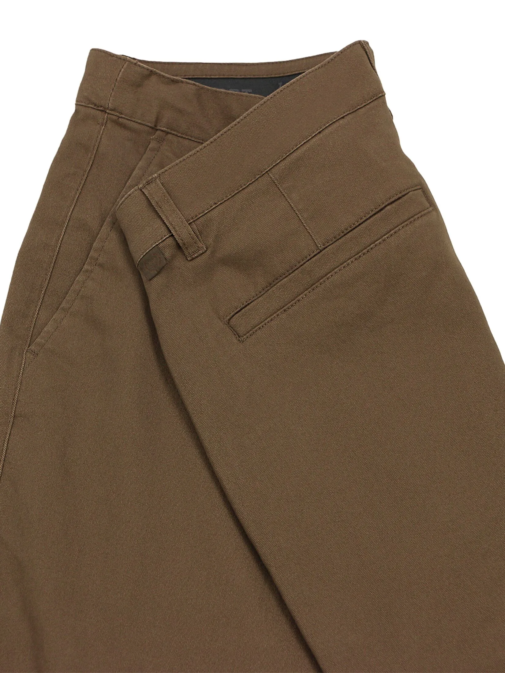 GIORDANO Men's Low-Rise Skinny Stretch Pants (180° Elastic Waistband) Winter Oak Brown