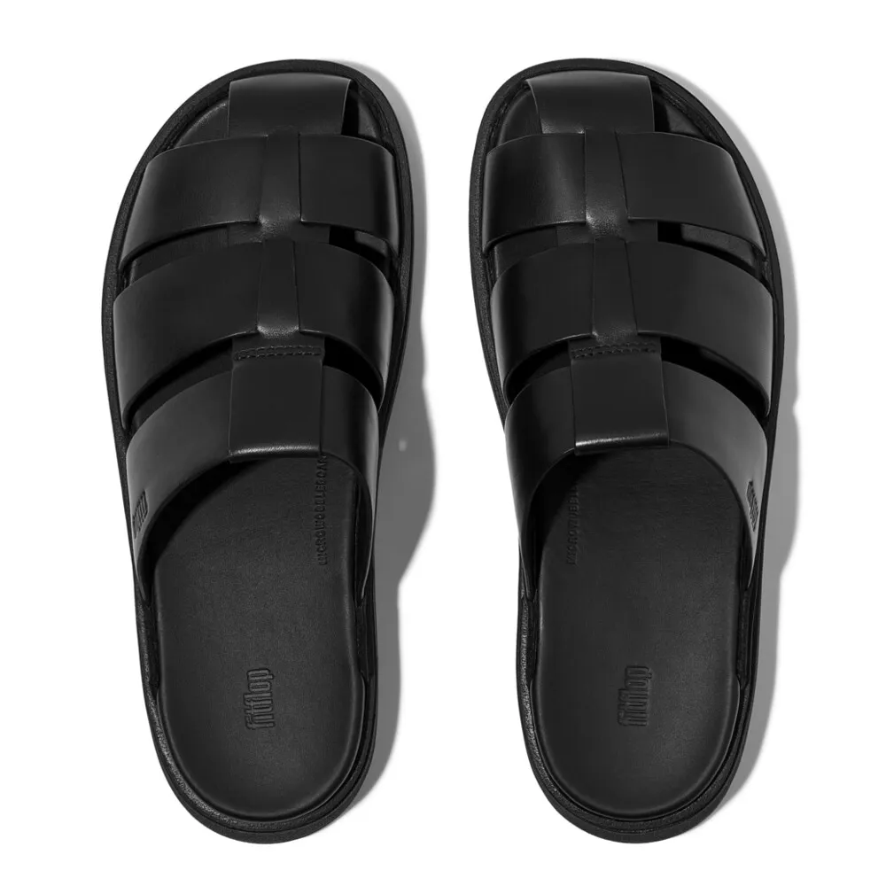 FitFlop™ MEN S GEN-FF LEATHER FISHMERMAN M BLACK