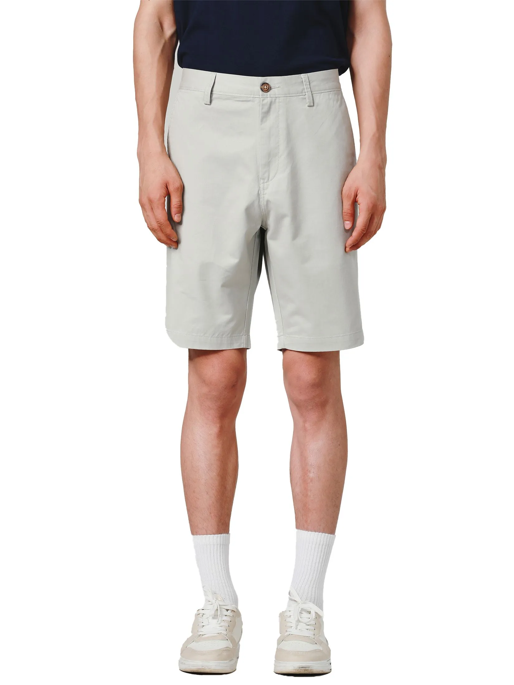 JOHN HENRY Men's Shorts (Slim Fit) ESSENTIALS Light Grey
