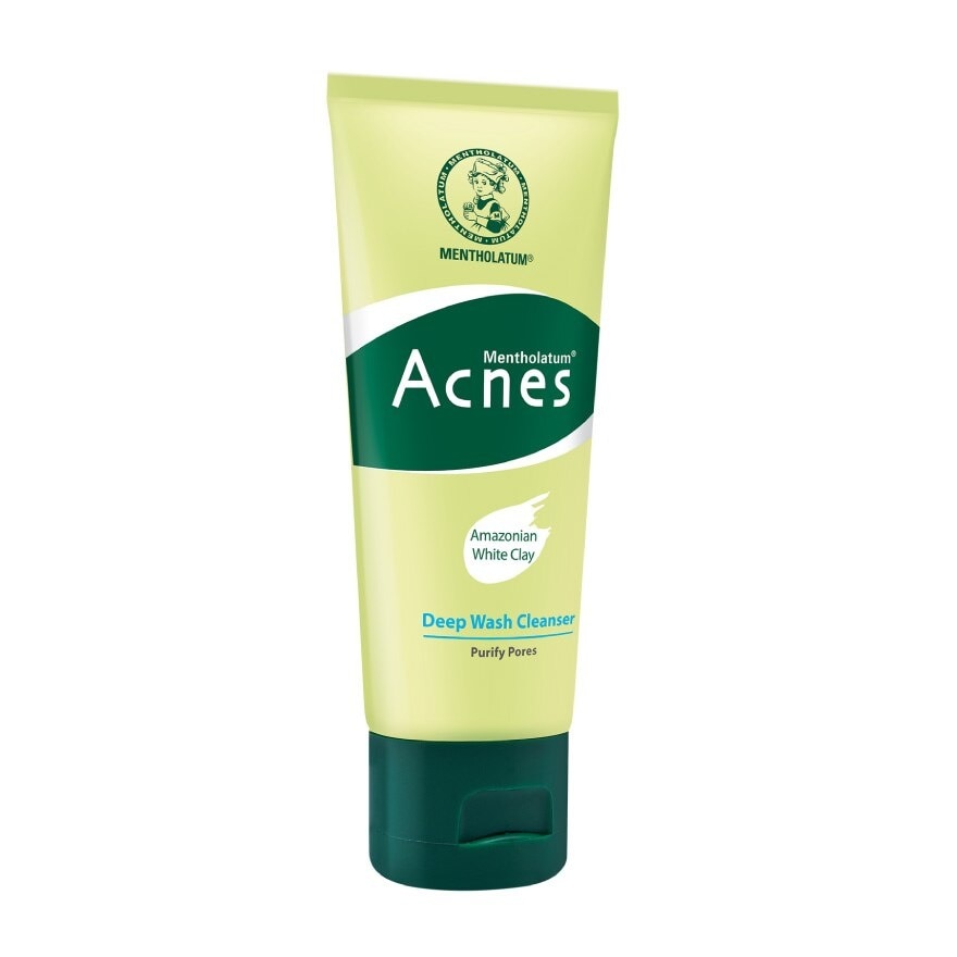 Mentholatum Acnes Deep Wash Cleanser 50 G. ลดสิว คุมมัน สิวอักเสบ โฟมล้างหน้า